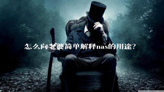 怎么向老婆简单解释nas的用途？